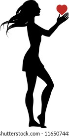 Romantic silhouette