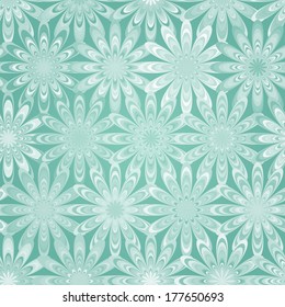 Romantic soft geometric flower wallpaper