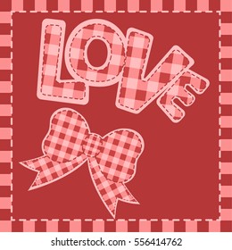 Romantic stickers in square