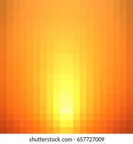 Romantic sunrise.  Modern vector background. Summer time style. 
