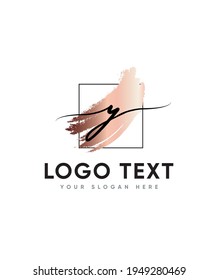 A romantic and sweet calligraphy dancing theme typeface letter type Y logo template, Vector logo for business and company identity 