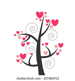 Romantic tree beautiful design