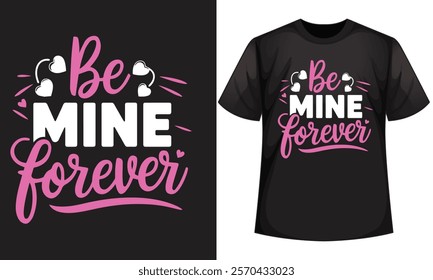 Romantic T-shirt Design for Valentine's Day 