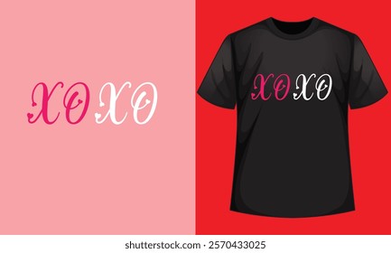 Romantic T-shirt Design for Valentine's Day 