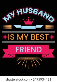 Romantic typography t shirt design vector valentine's day