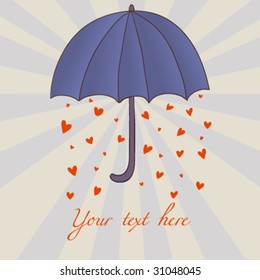 Romantic umbrella