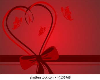 romantic valentin heart - vector