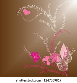 Romantic valentine  backgrounds. Valentines Day.