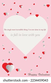 Romantic valentine card graphic vector illustration.part 02