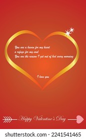 Romantic valentine card graphic vector illustration. chapter 31