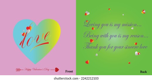 Romantic valentine card graphic vector illustration.part 37