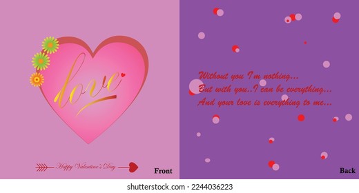 Romantic valentine card graphic vector illustration. chapter 38