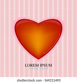 Romantic Valentine Hearts Background