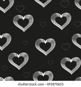 Romantic valentine seamless  backgrounds