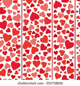 Romantic valentine seamless pattern