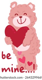 Romantic Valentine's Day design element featuring hearts, flowers, and other festive imagery.