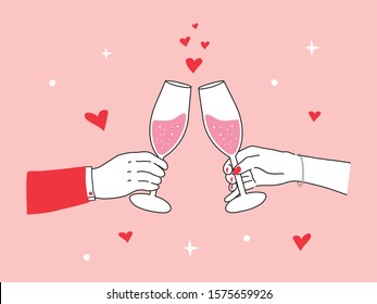 romantic valentine's day dinner date