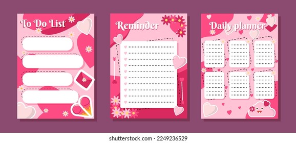 Romantic Valentine's Day Journal Template