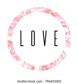 Romantic Valentines day love greeting card with hearts. Vector illustration - love day. Card for February 14. The inscription love. Be my valentine. Calligraphic inscription