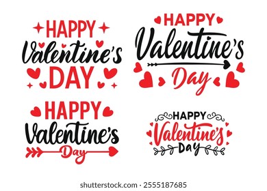 Romantic Valentine's Day Typography Designs - Perfect for Love-Themed Projects