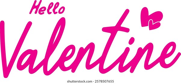 Romantic Valentine's Day Typography - Heartfelt Greeting Card Design