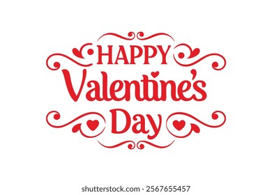 Romantic Valentine's Day Typography Vector Design" is the perfect choice for adding a touch of love and charm to your creative projects. These stylish and artistic vector designs feature hand-