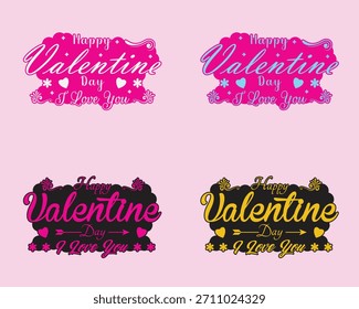 Conjunto de diseño de Vector romántico del día de San Valentín: lindos corazones dibujados a mano, garabatos e iconos de amor Colección