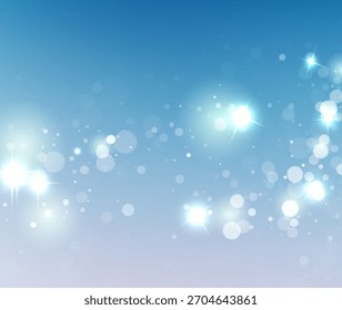 Vector romántico Bokeh de fondo con suave resplandor de luz