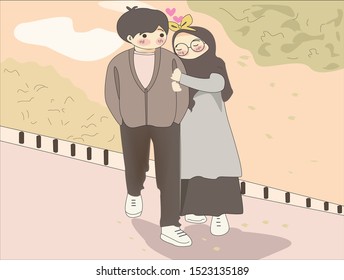 romantic vector drawing designs of a man and woman