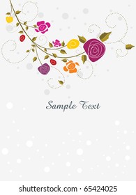 romantic vector illustration for love