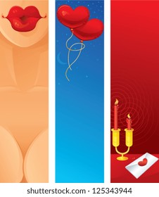 Romantic Vertical Web Banner