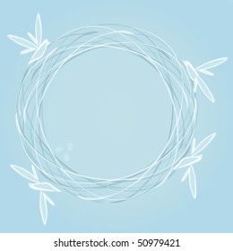 Romantic vignette with a bird's nest