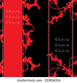 Romantic vintage background. Abstract vector wedding invitations or announcements.