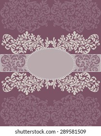 Romantic Vintage Card Design