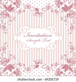 Romantic Vintage Card Design