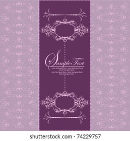 Romantic Vintage Card Design