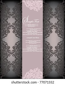 Romantic Vintage Card Design