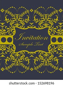 Romantic Vintage Card Design or package design 