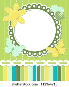 Romantic vintage frame