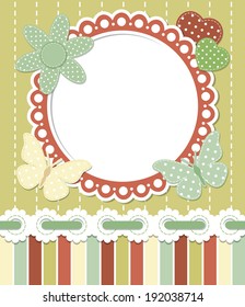 Romantic vintage frame