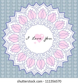 romantic vintage lace background vector wedding invitations or announcements