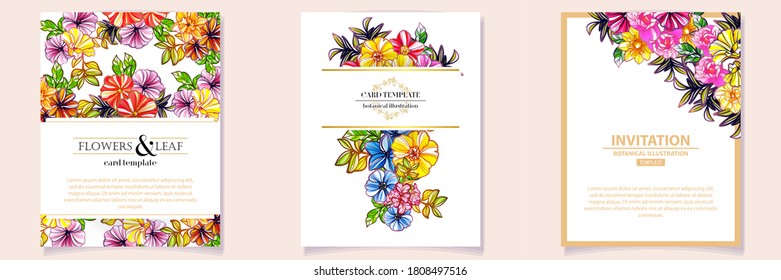 Romantic wedding invitation card. Wedding, marriage, bridal, birthday, Valentine's day.