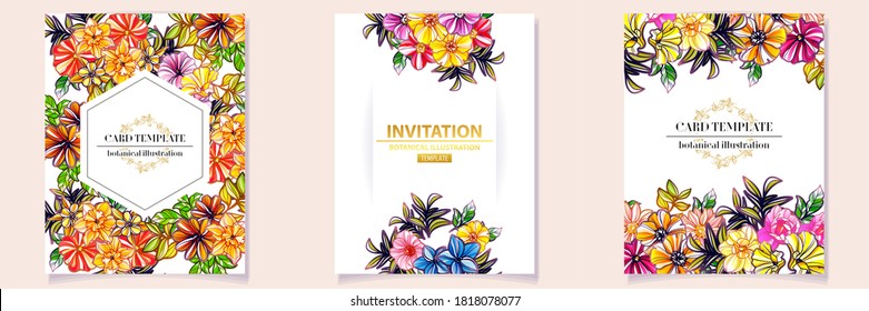 Romantic wedding invitation card. Wedding, marriage, bridal, birthday, Valentine's day.