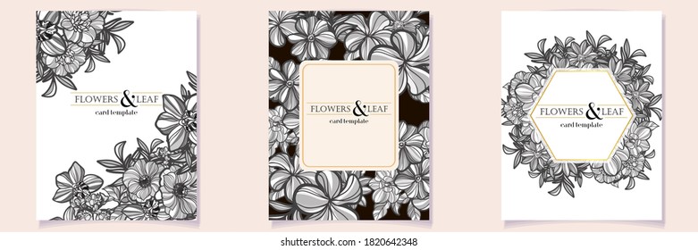 Romantic wedding invitation card. Wedding, marriage, bridal, birthday, Valentine's day.