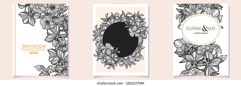 Romantic wedding invitation card. Wedding, marriage, bridal, birthday, Valentine's day.
