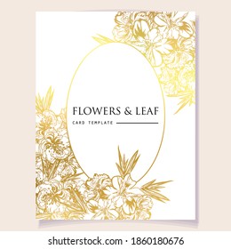Romantic wedding invitation card. Wedding, marriage, bridal, birthday, Valentine's day.
