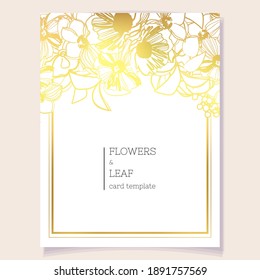 Romantic wedding invitation card. Wedding, marriage, bridal, birthday, Valentine's day.