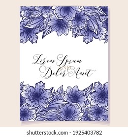 Romantic wedding invitation card. Wedding, marriage, bridal, birthday, Valentine's day.