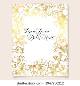 Romantic wedding invitation card. Wedding, marriage, bridal, birthday, Valentine's day.
