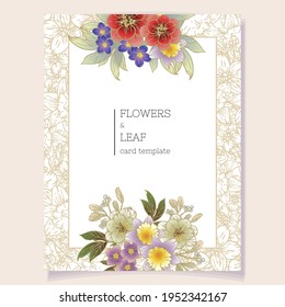 Romantic wedding invitation card. Wedding, marriage, bridal, birthday, Valentine's day.